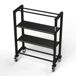 Regał na kółkach na bumpery i akcesoria ROKK RPY-105