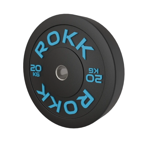 Obciążenie olimpijskie gumowe bumper slim ROKK 20 kg
