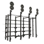 4 stanowiskowy rig do treningu grupowego ROKK RFT-50871