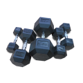 Zestaw hantli ogumowanych HEX 2,5 kg - 50 kg